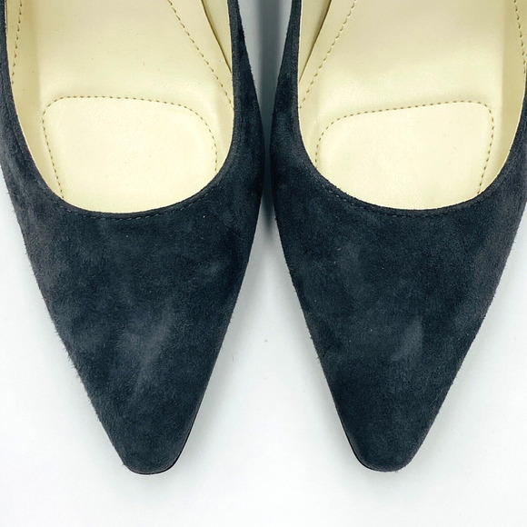 Calvin Klein Dolly Pointed Toe Suede Pumps Women's Size 5.5 M - Gray E3683 - Picture 9 of 10